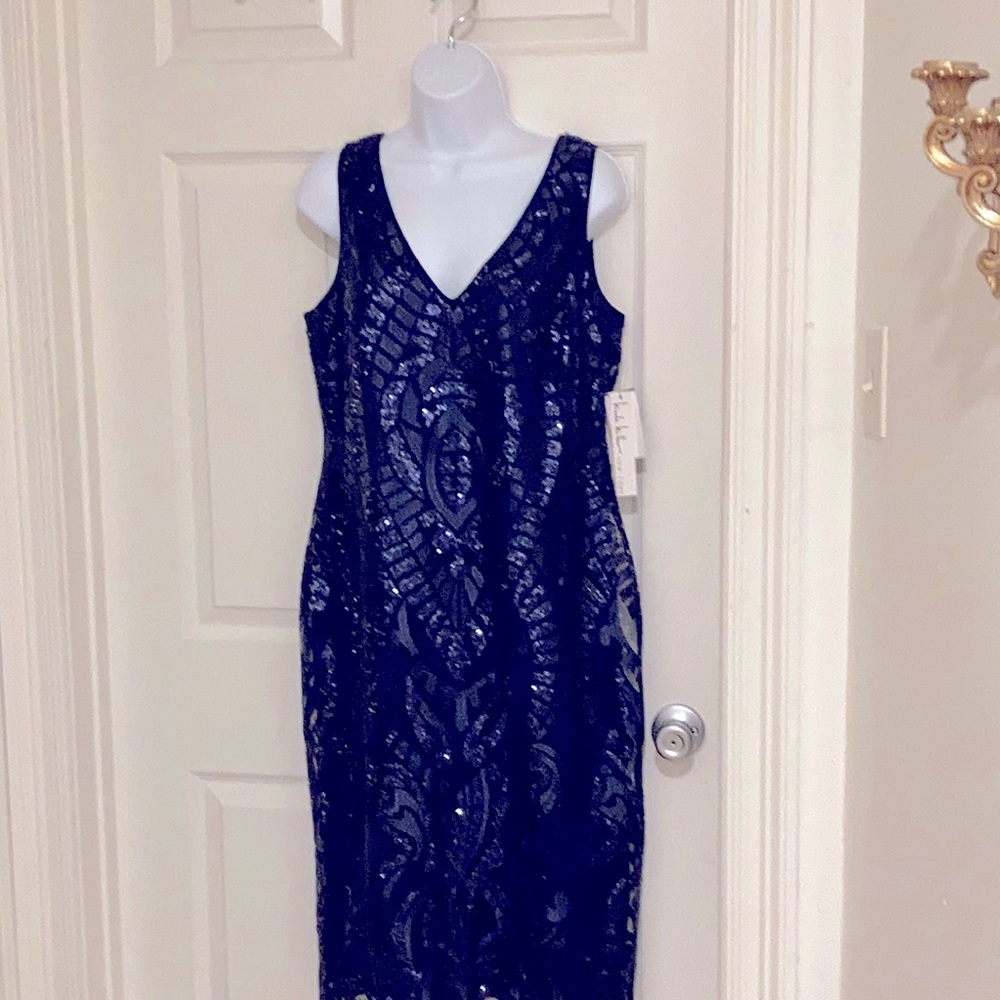 Nicole Miller Lace/Sequin Dress